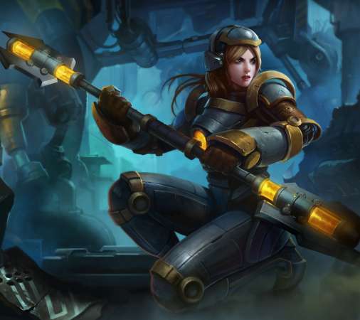 League of Legends Mobiele Horizontaal achtergrond