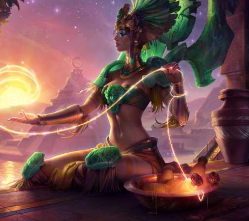 League of Legends Mobiele Horizontaal achtergrond