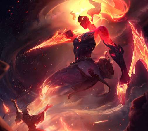 League of Legends Mobiele Horizontaal achtergrond