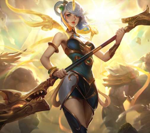 League of Legends Mobiele Horizontaal achtergrond