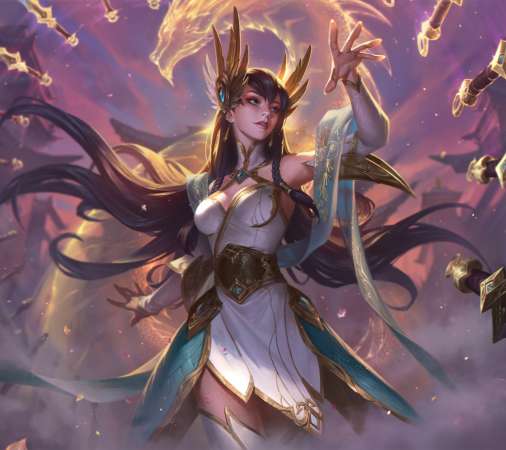 League of Legends Mobiele Horizontaal achtergrond