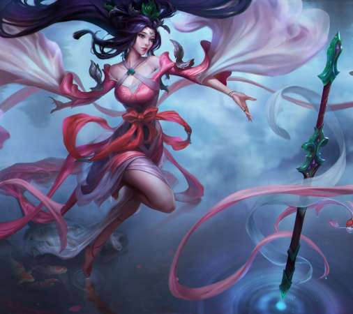 League of Legends Mobiele Horizontaal achtergrond