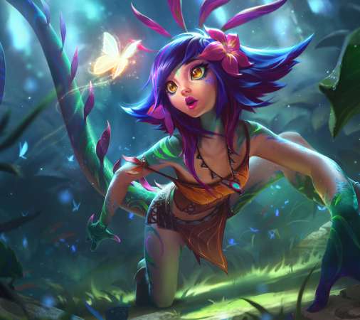 League of Legends Mobiele Horizontaal achtergrond