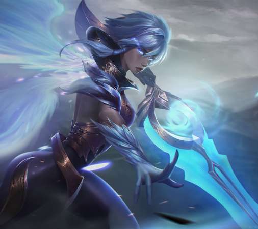 League of Legends fan art Mobiele Horizontaal achtergrond