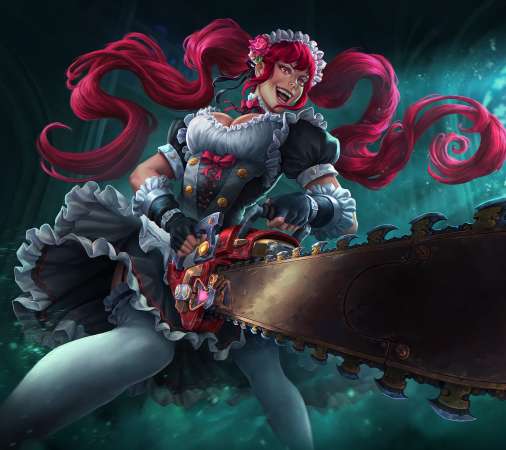 League of Legends fan art Mobiele Horizontaal achtergrond