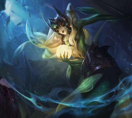 League of Legends fan art Mobiele Horizontaal achtergrond