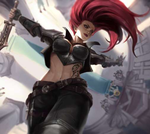 League of Legends fan art Mobiele Horizontaal achtergrond