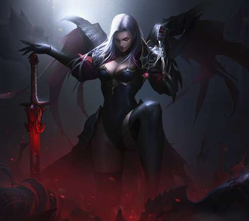 League of Legends fan art Mobiele Horizontaal achtergrond