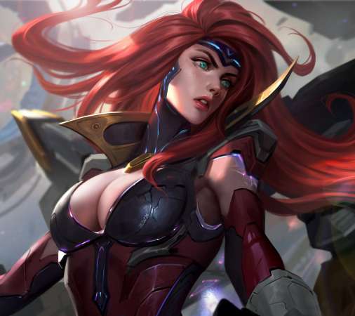 League of Legends fan art Mobiele Horizontaal achtergrond