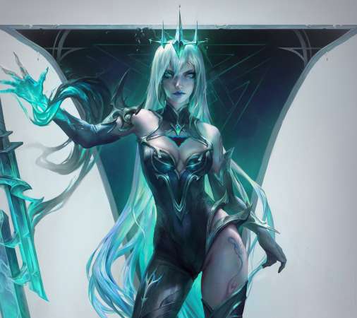 League of Legends fan art Mobiele Horizontaal achtergrond