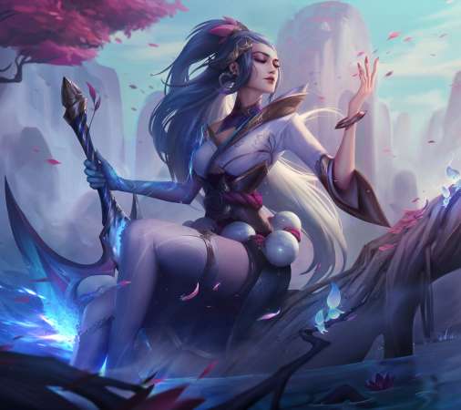 League of Legends fan art Mobiele Horizontaal achtergrond