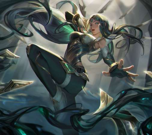 League of Legends fan art Mobiele Horizontaal achtergrond