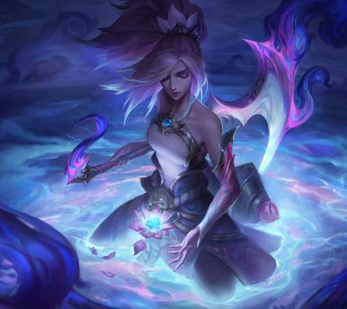 League of Legends fan art Mobiele Horizontaal achtergrond