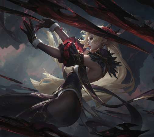 League of Legends fan art Mobiele Horizontaal achtergrond