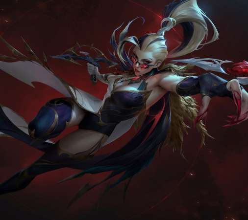 League of Legends fan art Mobiele Horizontaal achtergrond