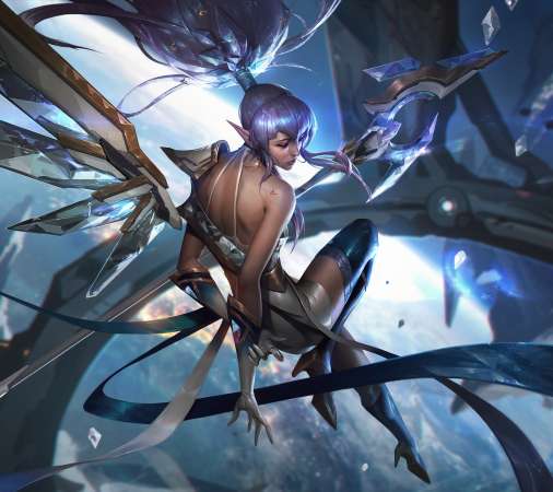 League of Legends fan art Mobiele Horizontaal achtergrond