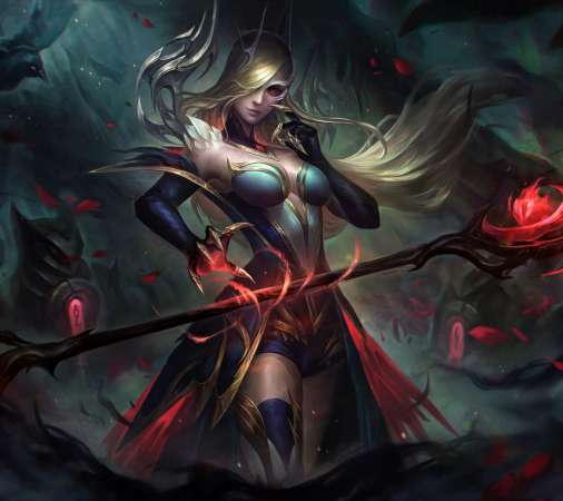 League of Legends fan art Mobiele Horizontaal achtergrond