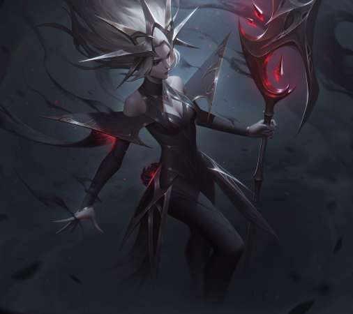 League of Legends fan art Mobiele Horizontaal achtergrond
