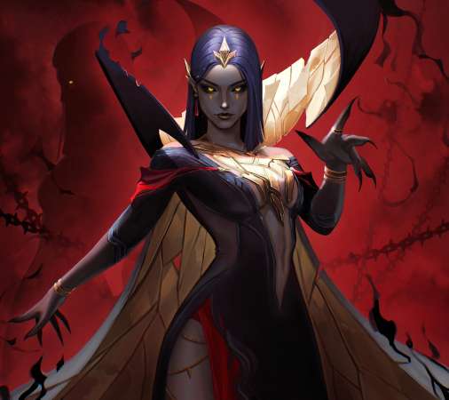 League of Legends fan art Mobiele Horizontaal achtergrond