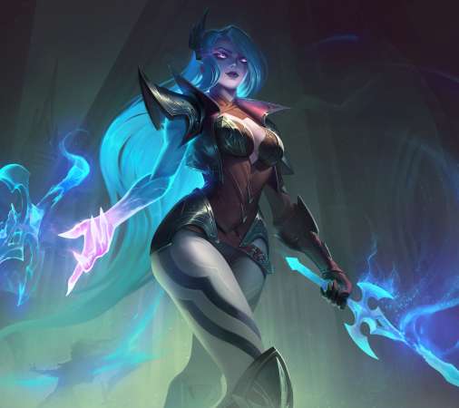 League of Legends fan art Mobiele Horizontaal achtergrond