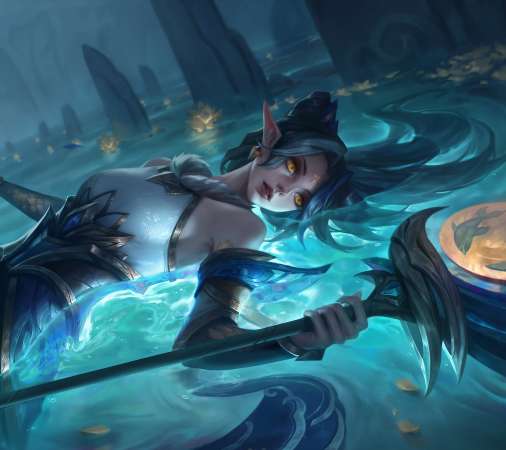 League of Legends fan art Mobiele Horizontaal achtergrond