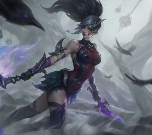 League of Legends fan art Mobiele Horizontaal achtergrond