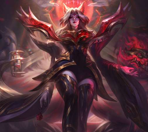League of Legends fan art Mobiele Horizontaal achtergrond
