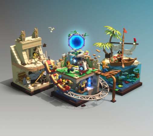 LEGO Bricktales Mobiele Horizontaal achtergrond