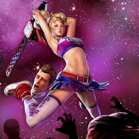 Lollipop Chainsaw Mobiele Horizontaal achtergrond