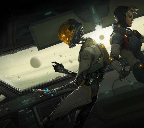 Lone Echo Mobiele Horizontaal achtergrond