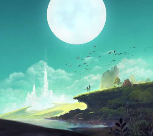 Lost Sphear Mobiele Horizontaal achtergrond