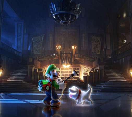 Luigi's Mansion 3 Mobiele Horizontaal achtergrond