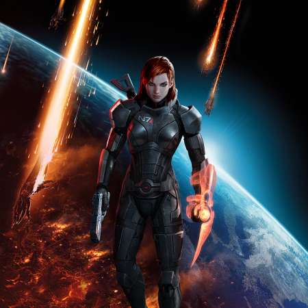 Mass Effect 3 Mobiele Horizontaal achtergrond