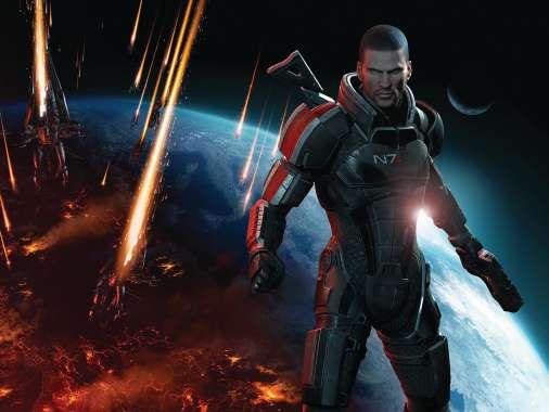 Mass Effect 3 Mobiele Horizontaal achtergrond