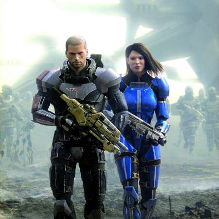 Mass Effect 3 Mobiele Horizontaal achtergrond