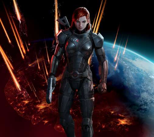 Mass Effect 3 Mobiele Horizontaal achtergrond