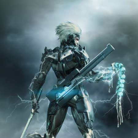 Metal Gear Rising: Revengeance Mobiele Horizontaal achtergrond