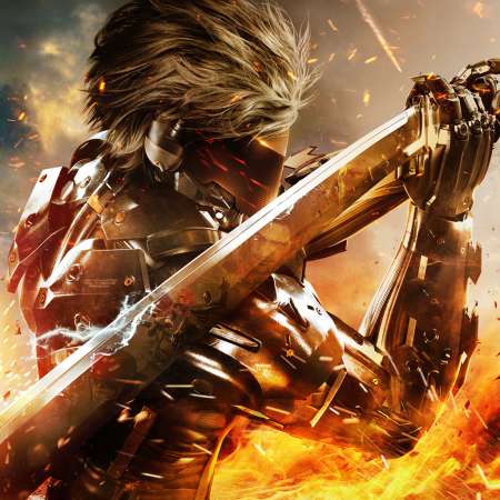 Metal Gear Rising: Revengeance Mobiele Horizontaal achtergrond