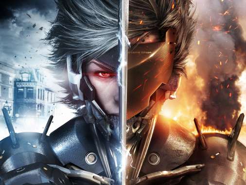 Metal Gear Rising: Revengeance Mobiele Horizontaal achtergrond