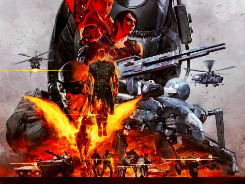 Metal Gear Solid 5: The Phantom Pain Mobiele Horizontaal achtergrond