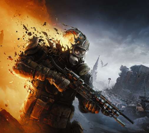 Metro 2039 Mobiele Horizontaal achtergrond