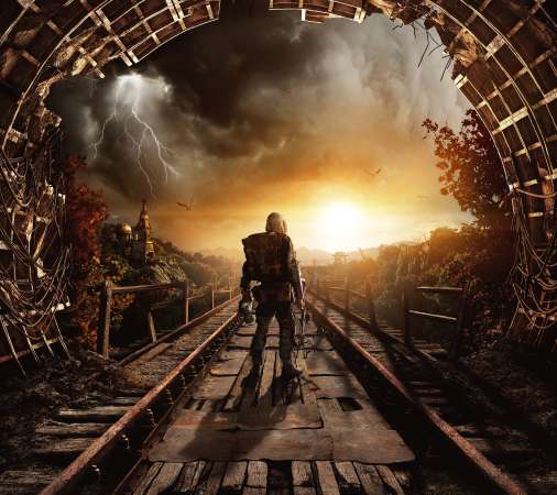 Metro Exodus Mobiele Horizontaal achtergrond