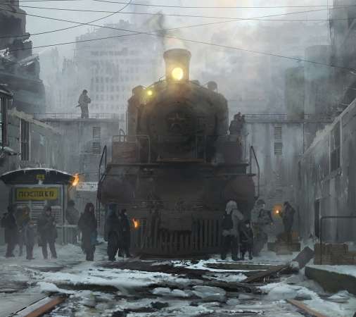 Metro Exodus Mobiele Horizontaal achtergrond