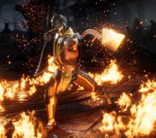 Mortal Kombat 11 Mobiele Horizontaal achtergrond