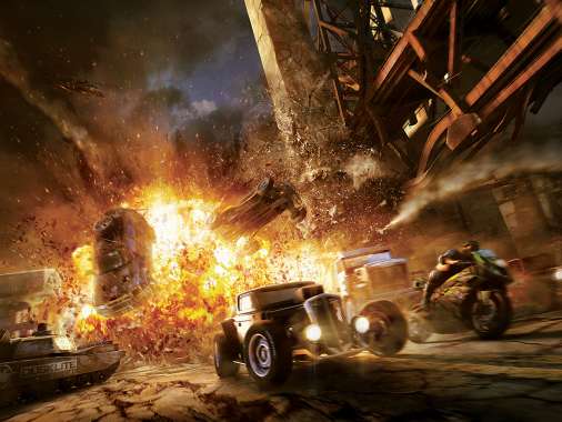 MotorStorm Apocalypse Mobiele Horizontaal achtergrond