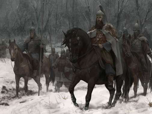 Mount & Blade 2: Bannerlord Mobiele Horizontaal achtergrond