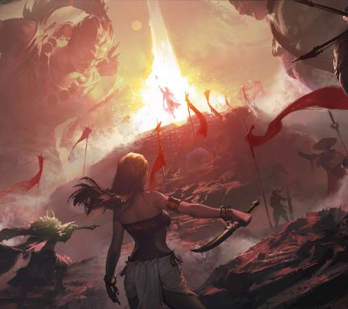 Naraka: Bladepoint Mobiele Horizontaal achtergrond