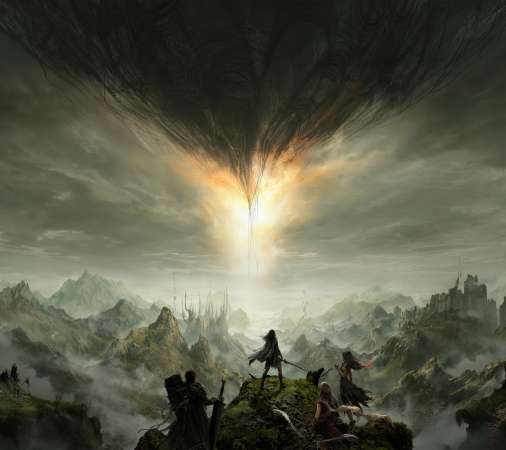 Nodusfall Mobiele Horizontaal achtergrond