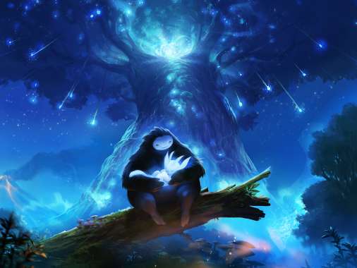 Ori and the Blind Forest Mobiele Horizontaal achtergrond