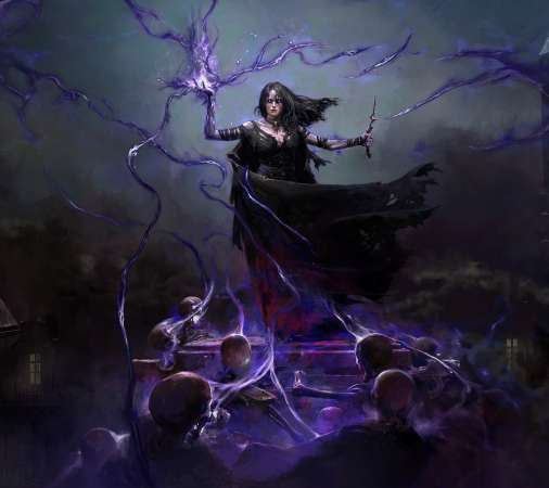 Path of Exile 2 Mobiele Horizontaal achtergrond